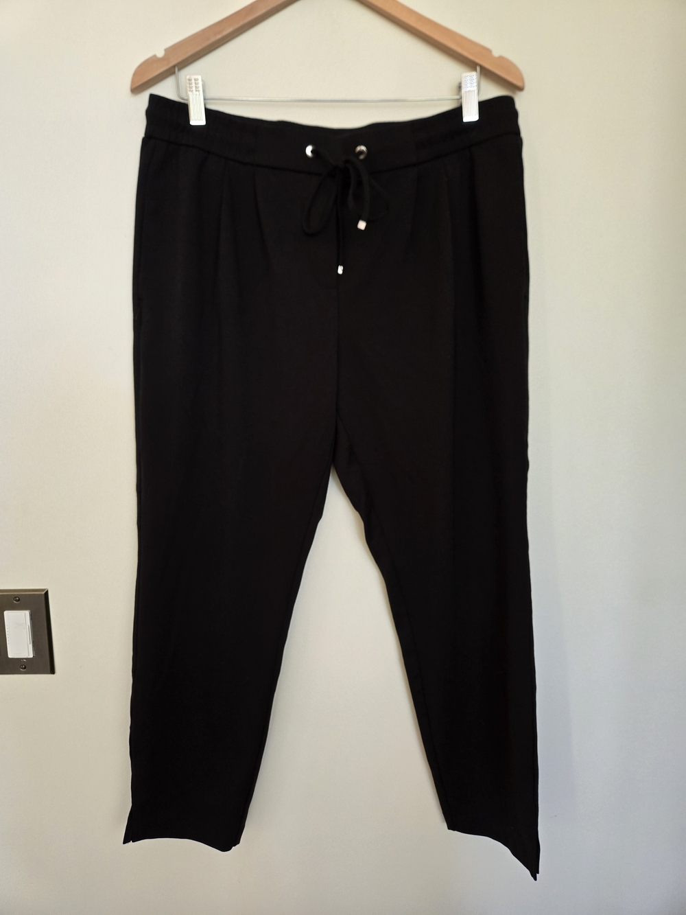 Laundry By Shelli Segal Black Drawstring Jumpsuit